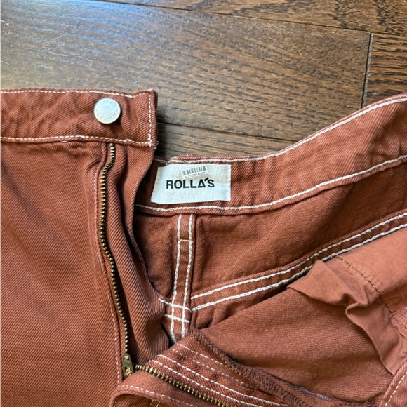 ROLLA'S Rust Jean Shorts - Picture 2 of 2
